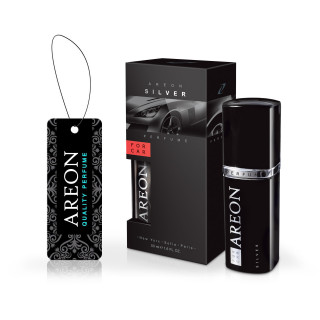 AREON Perfume Silver, purškiamas oro gaiviklis, 50 ml AREON Perfume Silver, purškiamas oro gaiviklis, 50 ml
