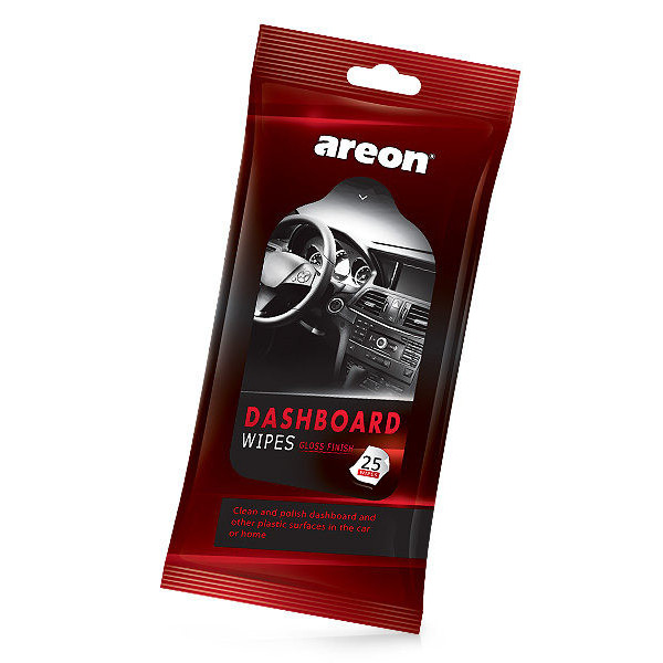 Areon Wipes Dashboard, šluostės salonui, 25 vnt