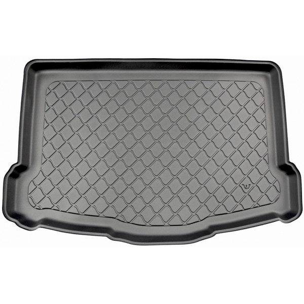 Bagažinės kilimėlis Nissan Qashqai 2014-2021 (apatinė dalis / su plonu atsarginiu ratu)