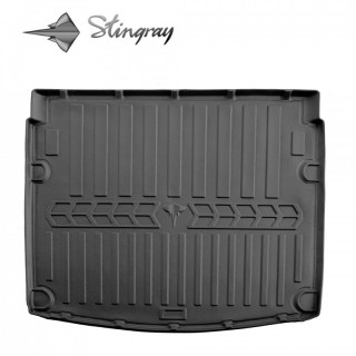 Guminis bagažinės 3D kilimėlis AUDI A4 B8 2007-2015 (sedanas) / 6030011 / paaukštintais kraštais