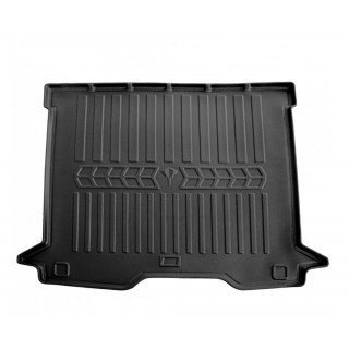 Guminis bagažinės 3D kilimėlis DACIA Dokker 2012-2021 (5 sėdimos vietos) / 6018341 / paaukštintais kraštais
