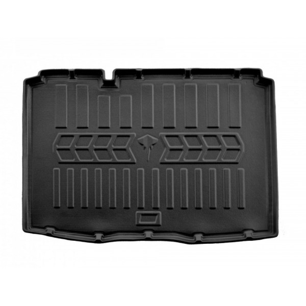 Guminis bagažinės 3D kilimėlis DACIA Sandero Stepway III 2020-> (prestige/lower trunk) / 6018371 / paaukštintais kraštais