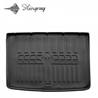 Guminis bagažinės 3D kilimėlis JEEP Renegade 2014-> (upper trunk) / 6046071 / paaukštintais kraštais