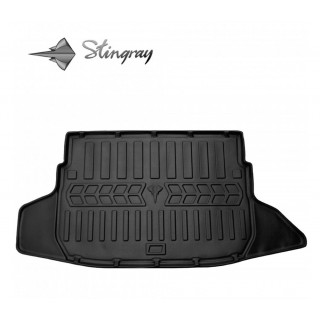 Guminis bagažinės 3D kilimėlis NISSAN Juke 2010-2019 / 6014261 / paaukštintais kraštais