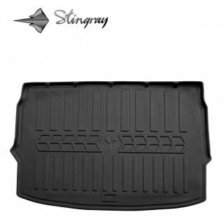 Guminis bagažinės 3D kilimėlis NISSAN QASHQAI 2014-2021 / 6014061 / paaukštintais kraštais