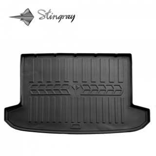 Guminis bagažinės 3D kilimėlis NISSAN QASHQAI J12 2021-> (upper trunk) / 6014091 / paaukštintais kraštais