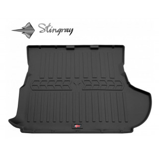 Guminis bagažinės 3D kilimėlis NISSAN Rogue T32 2013-2020 / 6014031 / paaukštintais kraštais