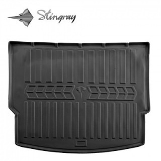 Guminis bagažinės 3D kilimėlis NISSAN X-Trail T33 2021-> (5 seats/upper trunk) / 6014171 / paaukštintais kraštais