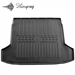 Guminis bagažinės 3D kilimėlis PEUGEOT 508 I 2010-2018 (sedan/two ears) / 6016121 / paaukštintais kraštais