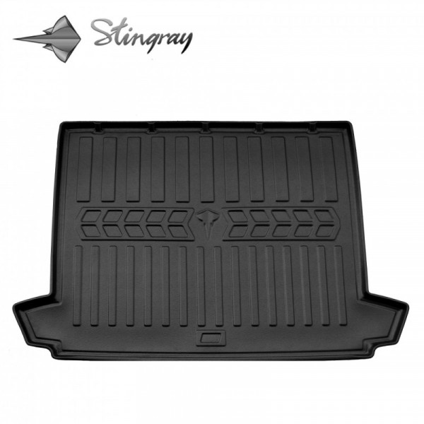 Guminis bagažinės 3D kilimėlis RENAULT Clio III 2005-2012 (universal/upper boot) / 6018221 / paaukštintais kraštais