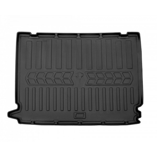 Guminis bagažinės 3D kilimėlis RENAULT Clio IV 2012-2020 (universal/lower trunk) / 6018381 / paaukštintais kraštais