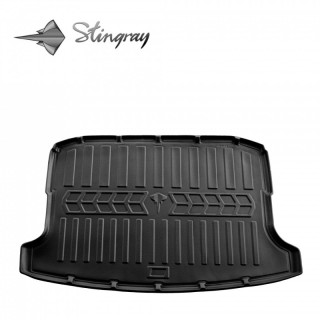 Guminis bagažinės 3D kilimėlis SEAT Ateca 2016-> (lower trunk) / 6048011 / paaukštintais kraštais