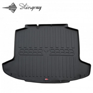 Guminis bagažinės 3D kilimėlis SEAT Toledo IV 2012-2019 (liftback) / 6020111 / paaukštintais kraštais