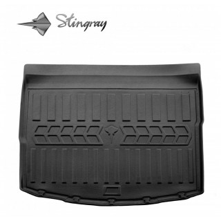Guminis bagažinės 3D kilimėlis TOYOTA Auris E180 2012-2019 (hatchback) / 6022261 / paaukštintais kraštais