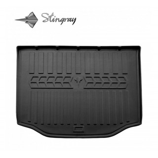 Guminis bagažinės 3D kilimėlis TOYOTA RAV 4 XA40 2013-2018 (full size spare wheel) / 6022241 / paaukštintais kraštais