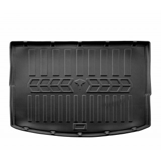 Guminis bagažinės 3D kilimėlis VOLVO V40 2012-2019 (upper trunk) / 6037081 / paaukštintais kraštais