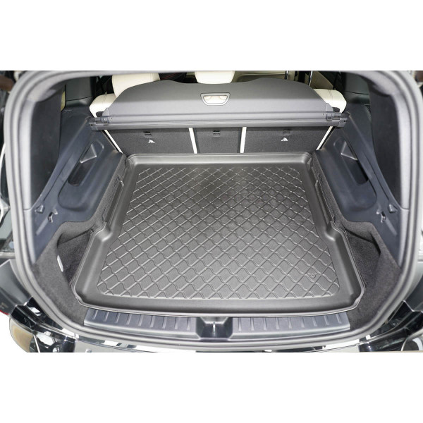 Guminis bagažinės kilimėlis Mercedes GLB X247 2019-> (5/7 vietų / viršutinės bagažinės dalis / 3rd row lowered)