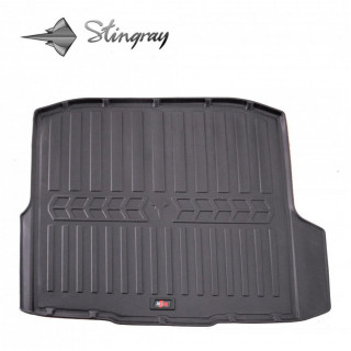 Guminis bagažinės kilimėlis SKODA Octavia III A7 2013-2020 (Universal with niches)
