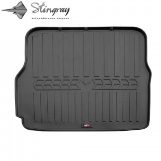 Guminis bagažinės kilimėlis TESLA Model X 2015-> 4 or 5 seats, only first two rows (rear trunk)