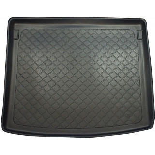 Guminis bagažinės kilimėlis Volkswagen Caddy Life (Comfortline, Trendline) 2004-2020 (5 vietų / plastic-coated trunk walls)