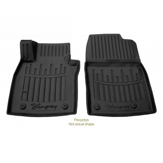 SKODA Praktik 2007-2014, 2 pc. Stingray 3D salono kilimėliai