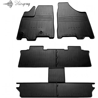 TOYOTA Sienna III (6 vietų) 2010-2020, 7 vnt. (3 eilės) Stingray salono kilimėliai