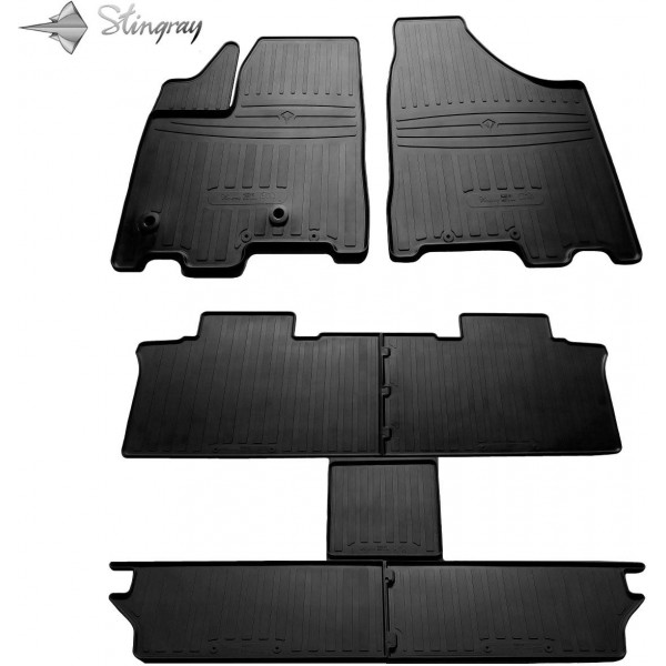 TOYOTA Sienna III (6 vietų) 2010-2020, 7 vnt. (3 eilės) Stingray salono kilimėliai