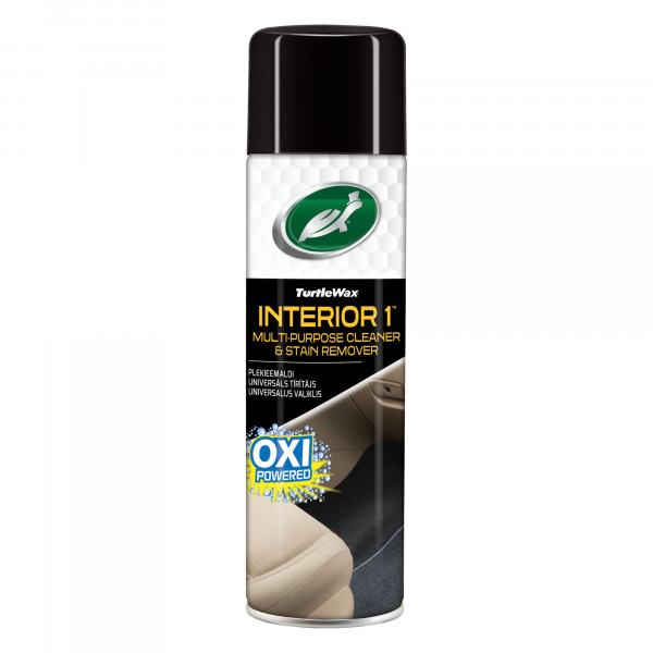 TURTLE WAX Multi-purpose Cleaner&Stain remover Interior 1, vidaus valiklis - putos, 400 ml