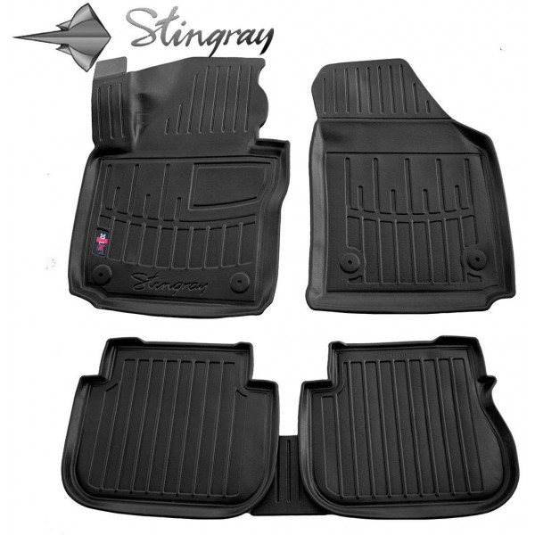 VOLKSWAGEN Caddy III 2K 2003-2020, 5 vnt. (3 doors) Stingray 3D salono kilimėliai